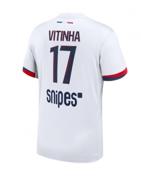 Billige Fotballdrakt Paris Saint-Germain Vitinha #17 Replika Bortedrakt 2025-26 Kortermet Billige Fotballdrakt Paris Saint-Germain Vitinha #17 Replika Bortedrakt 2025-26 Kortermet